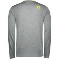 T-S. DRI FACTORY TEAM l/sl dark grey melange/sulphur yell