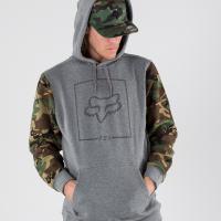 CHAPPED CAMO PULLOVER FLEECE HTR GRAPH