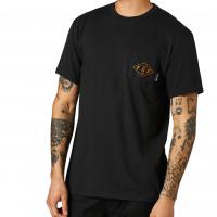 Diamond Plate Ss Pkt Tee Black